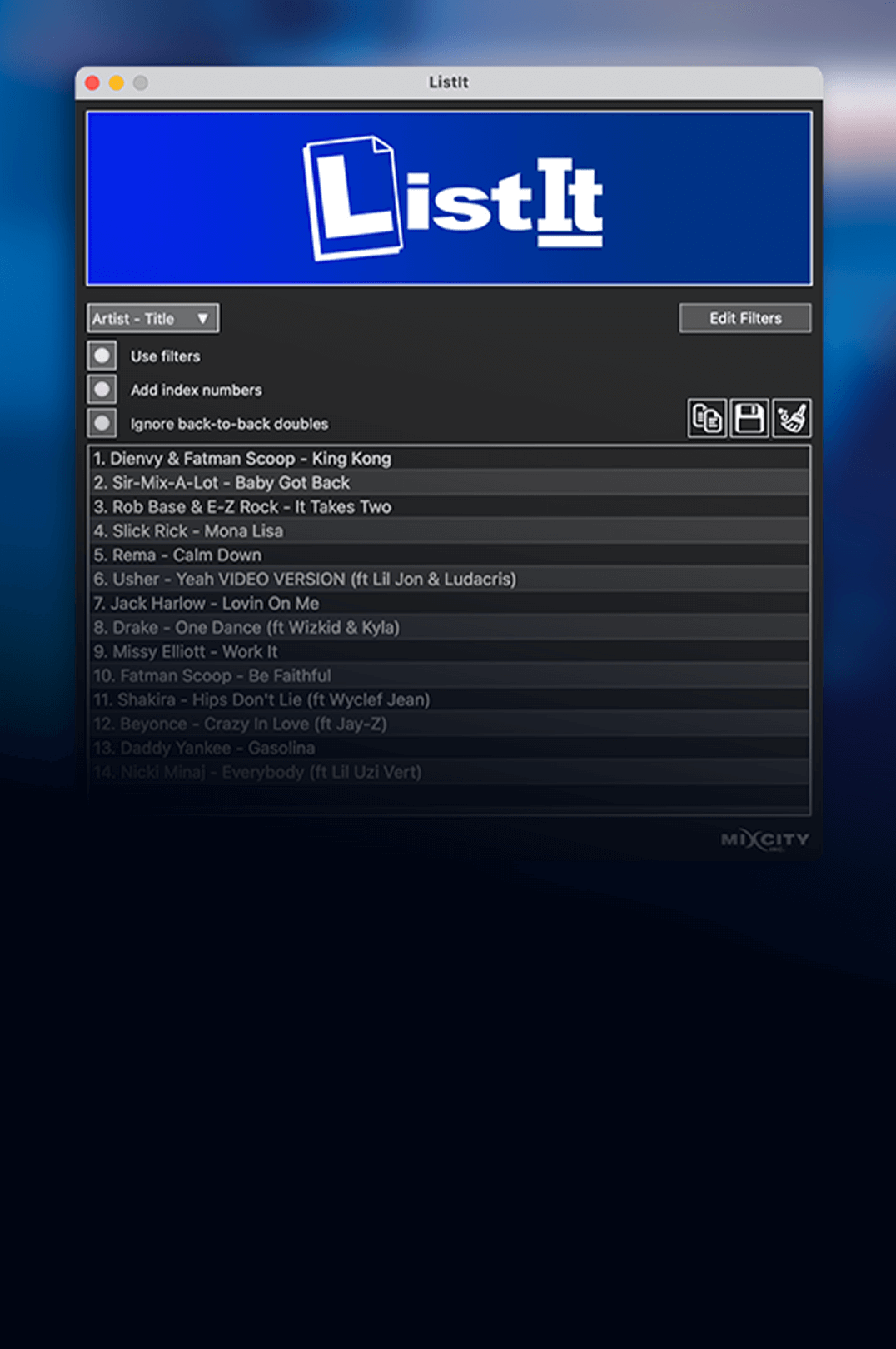Create free auto-filtered playlists with ListIt 