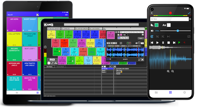 KueIt DJ Soundboard app